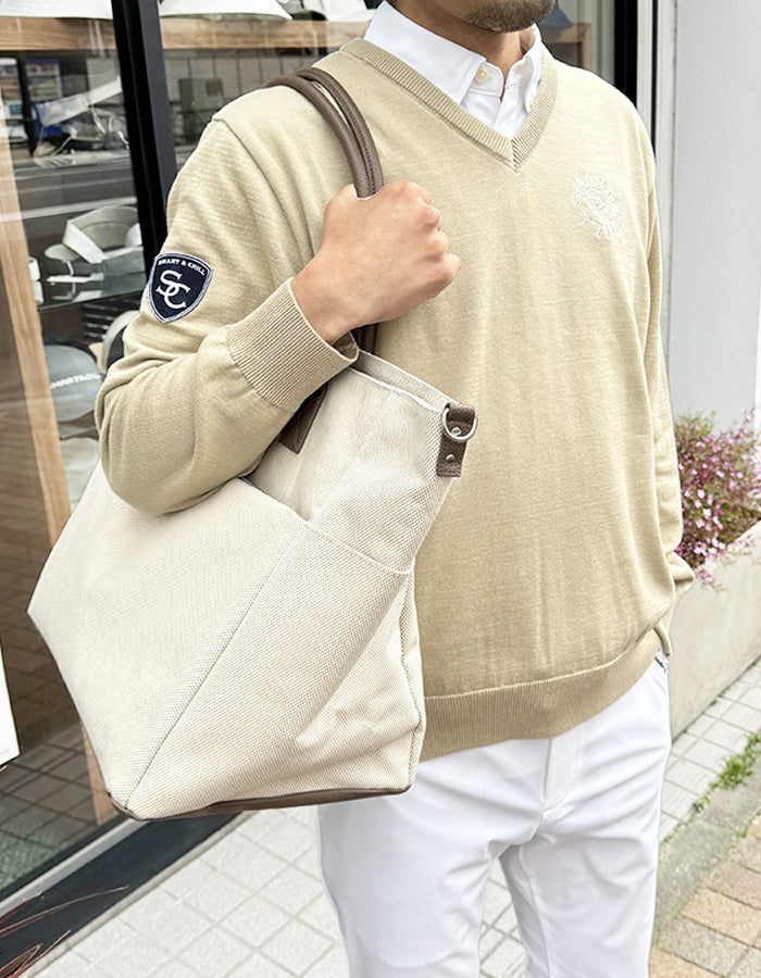 SCマークビックトートバック(ポーチ付)