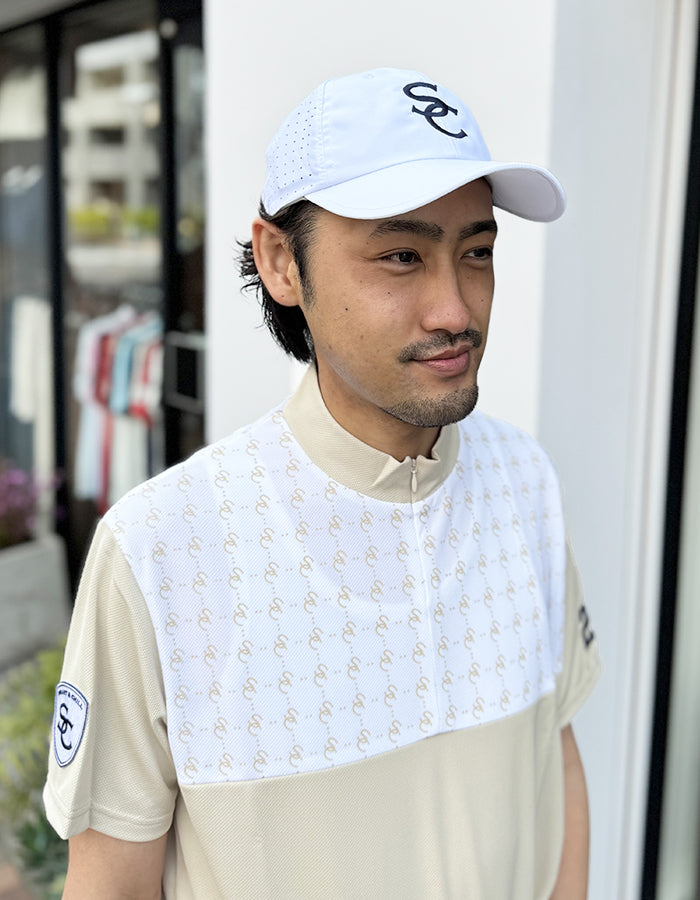 SCマークメッシュキャップ