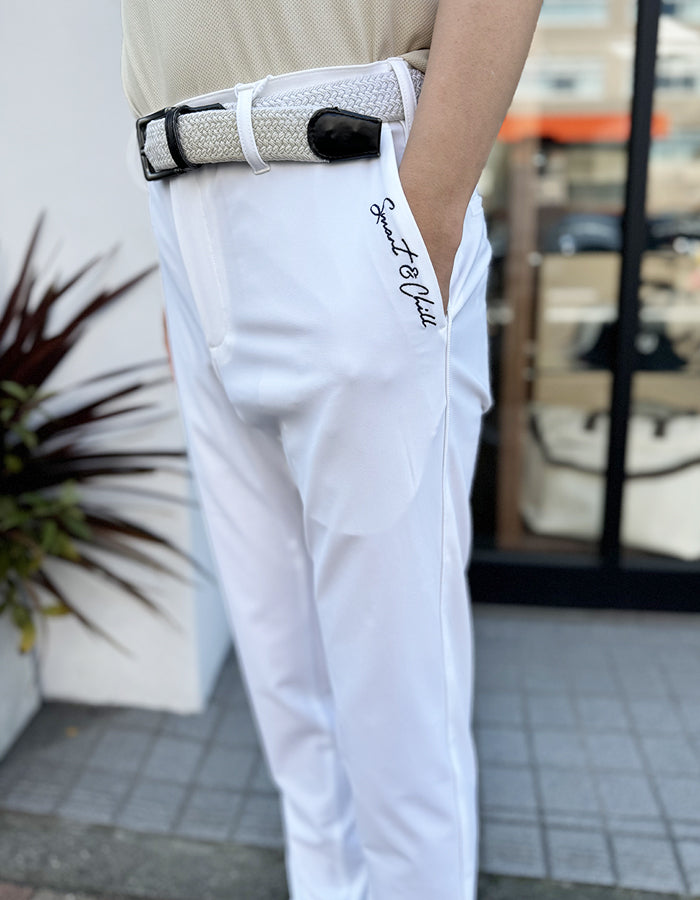 ハイテンションパイピングパンツWHITE