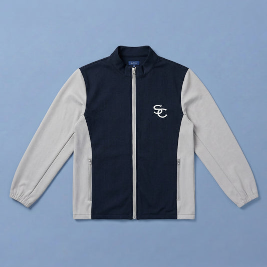 バイカラージップブルゾン01