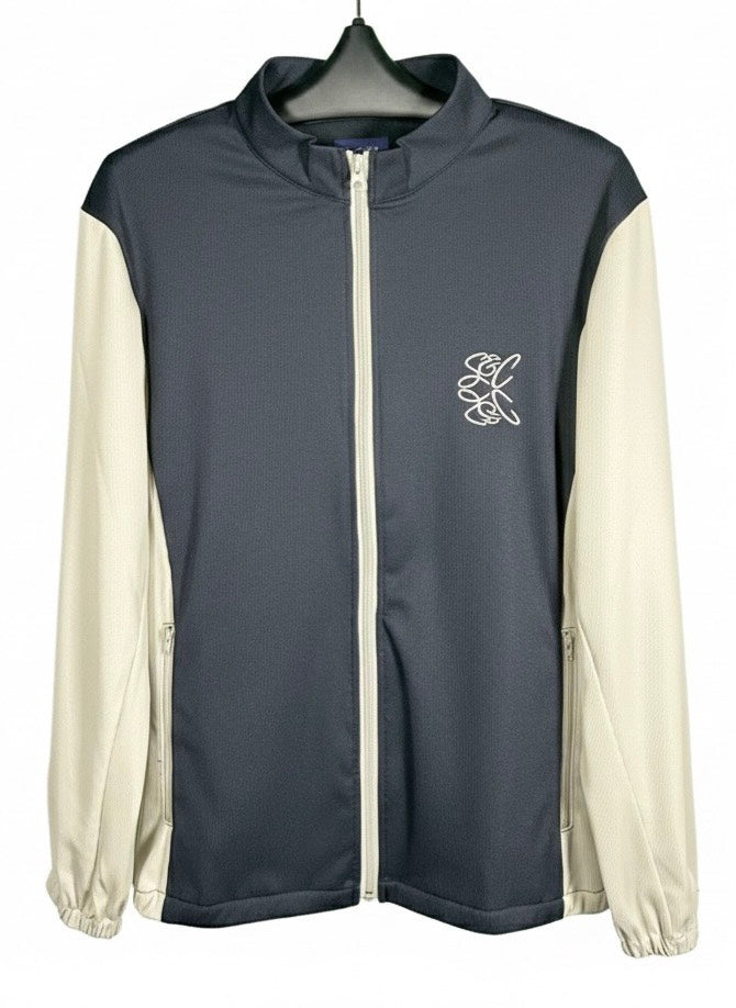 バイカラージップブルゾン02