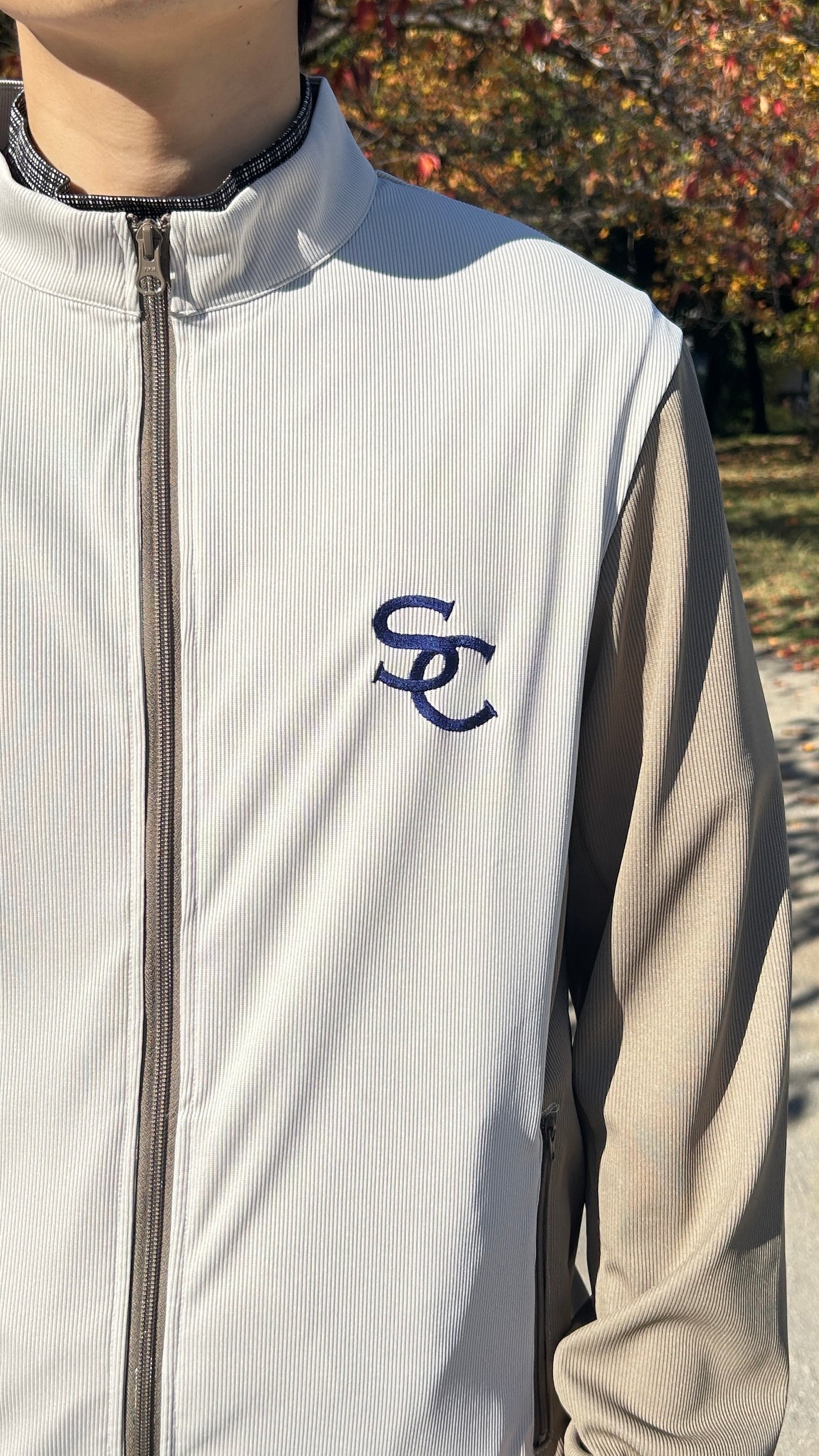 バイカラージップブルゾン01