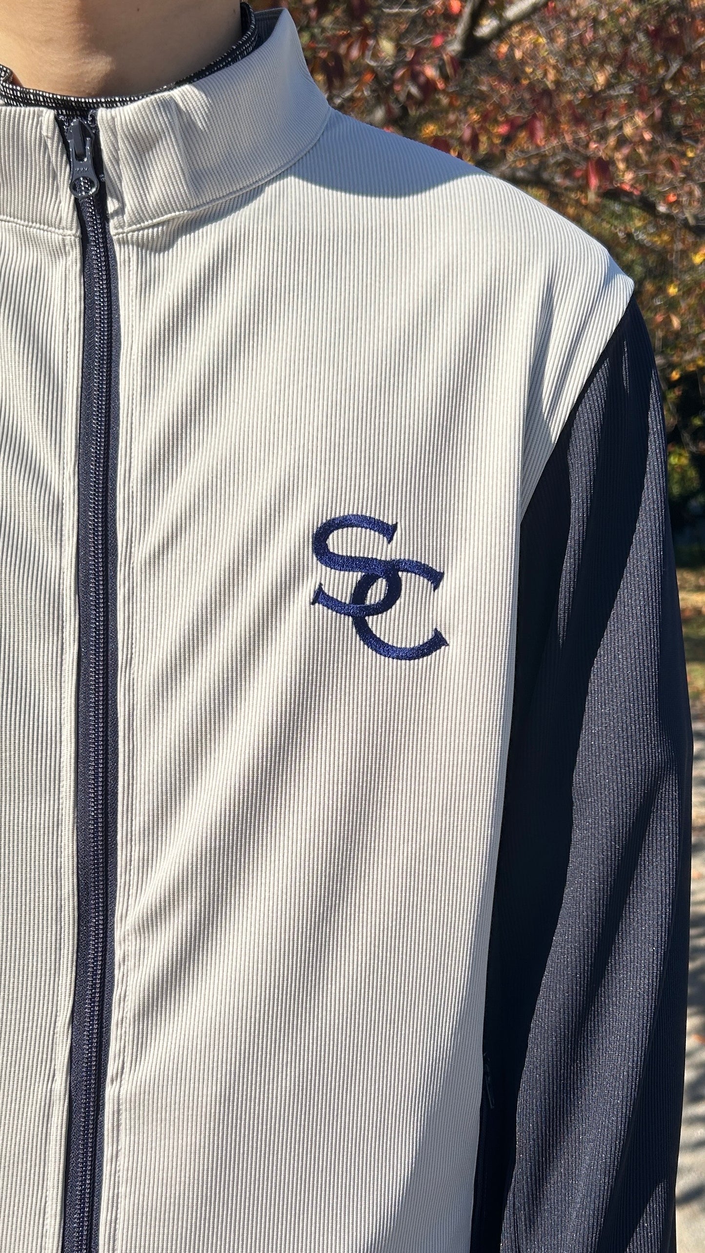 バイカラージップブルゾン01